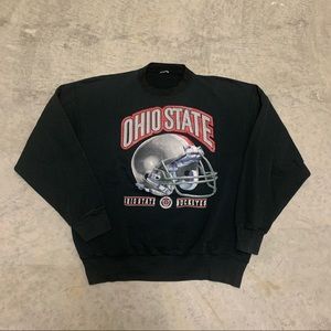 Vintage 90s Ohio State Buckeyes Helmet Crewneck